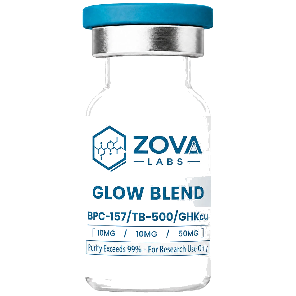 Zova Labs GLOW BLEND research-use vial