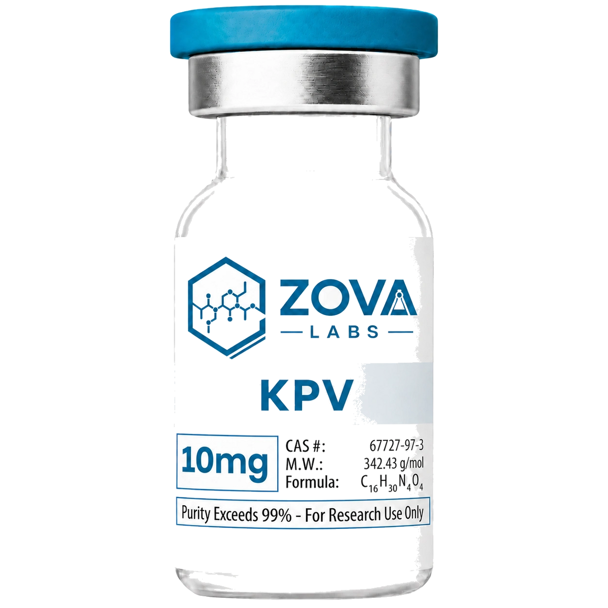 Zova Labs KPV research-use vial