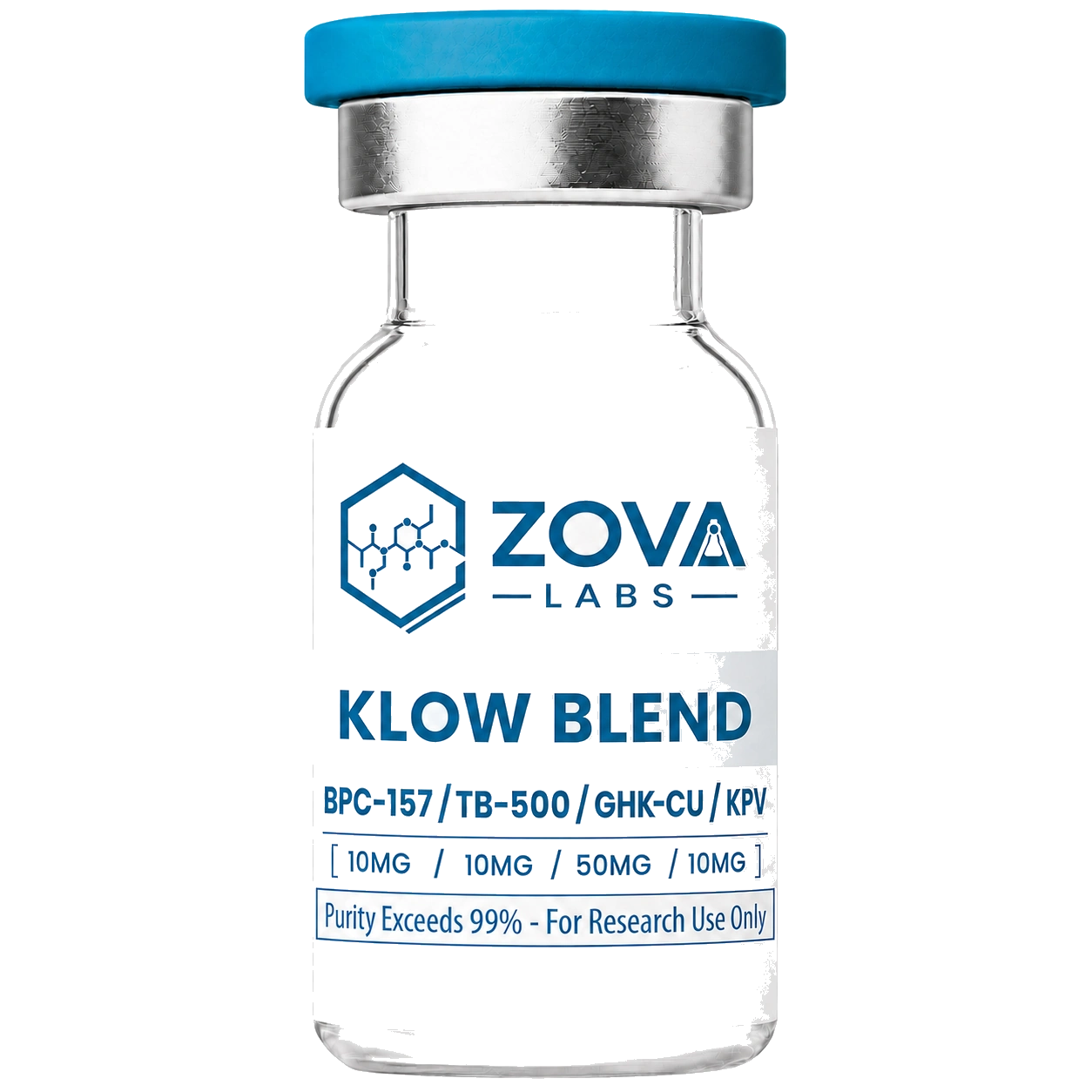 Zova Labs KLOW BLEND research-use vial