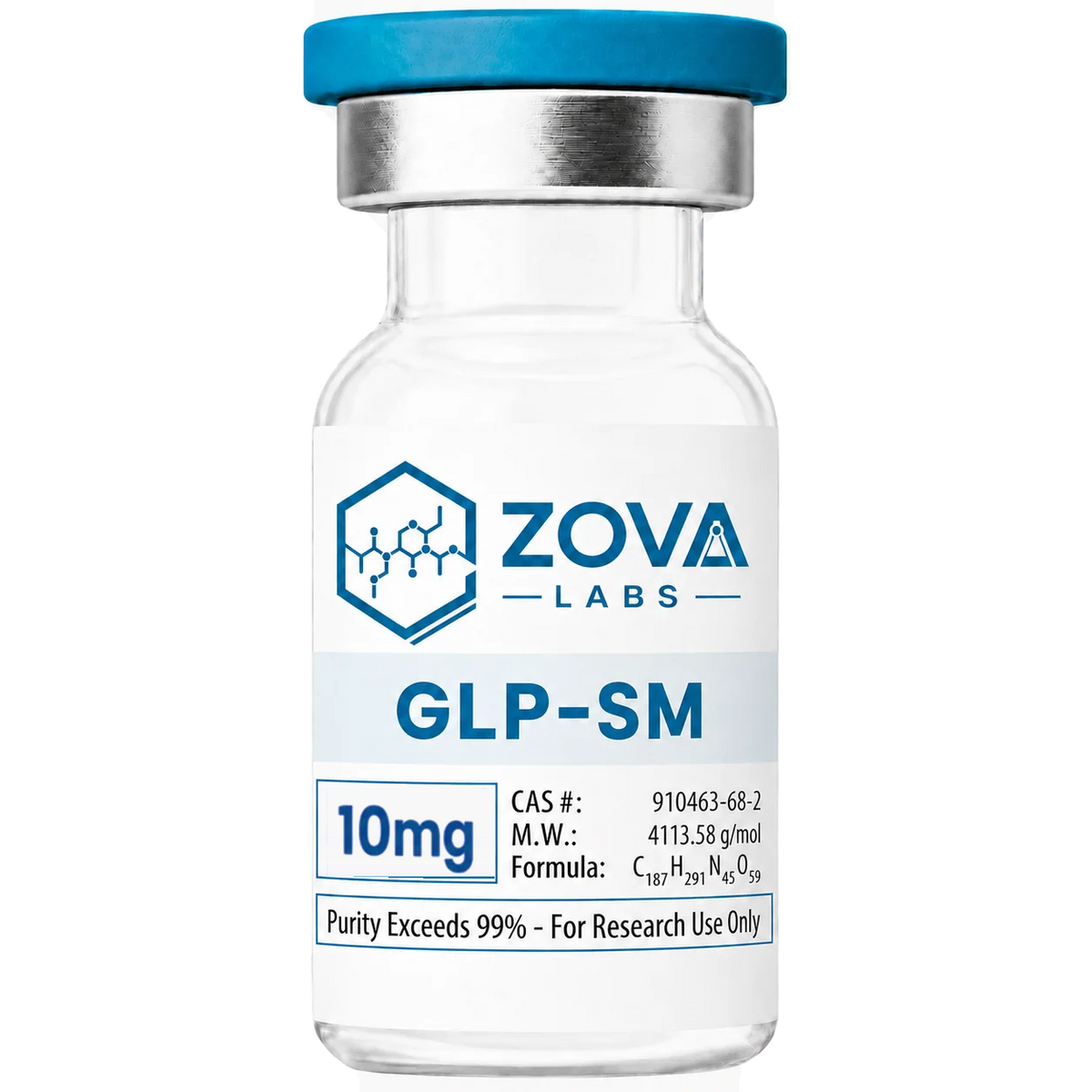 Zova Labs GLP-SM research-use vial