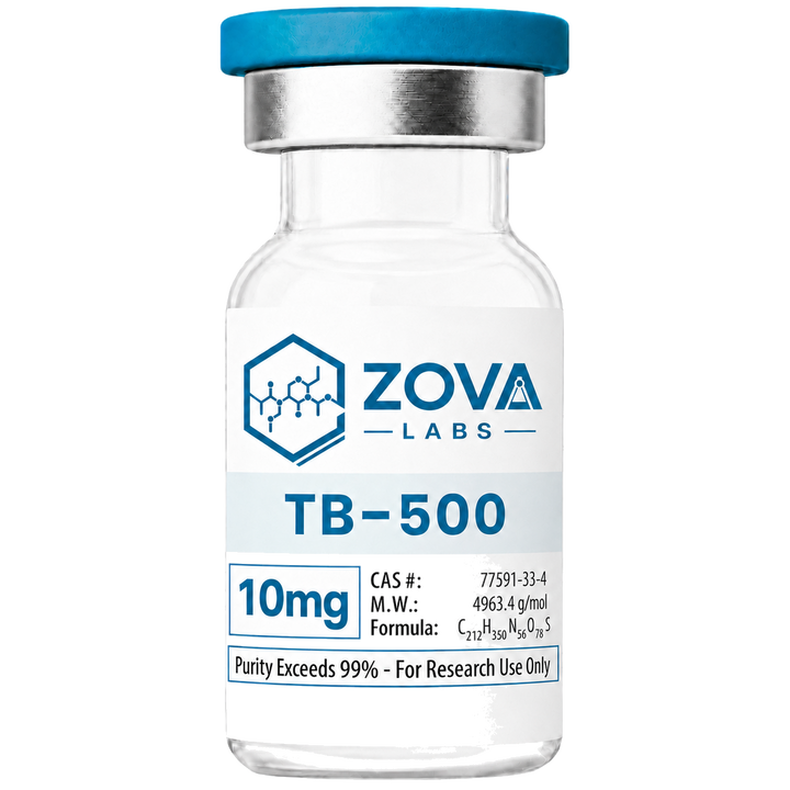 Zova Labs TB-500 10mg research-use vial